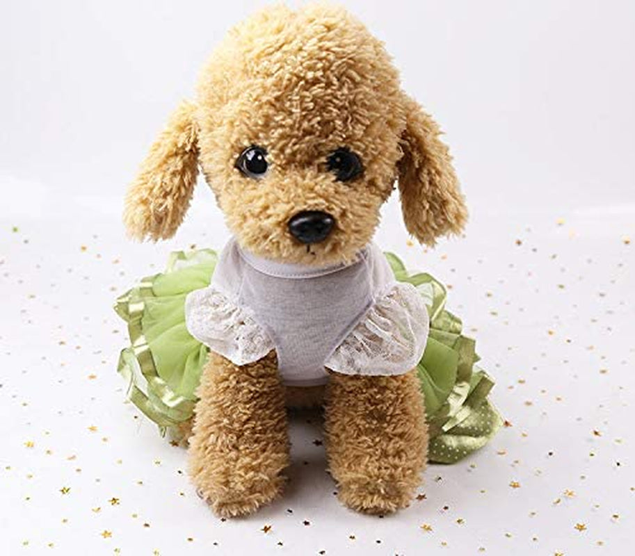 Luxury Summer Lace Dress for Small Dogs - Elegant Wedding Apparel for Your Puppy Princess