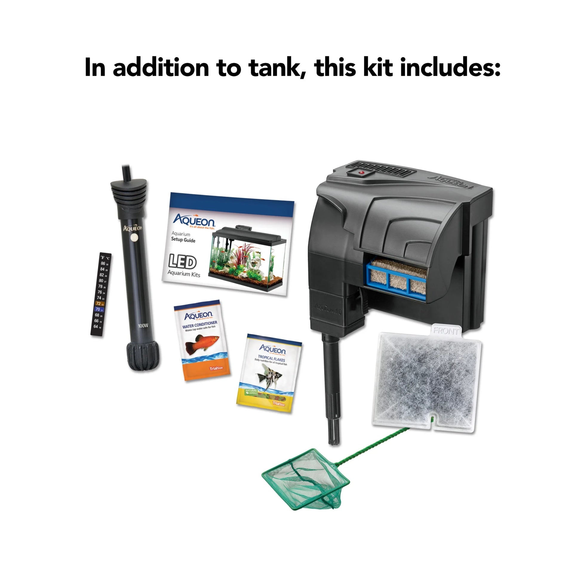 20-Gallon High Aquarium Fish Tank Starter Kit with LED Lighting - Everything You Need to Begin Your Aquatic Adventure!