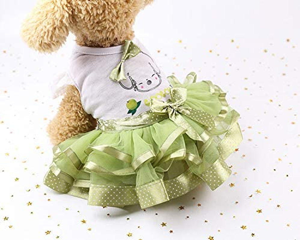 Luxury Summer Lace Dress for Small Dogs - Elegant Wedding Apparel for Your Puppy Princess
