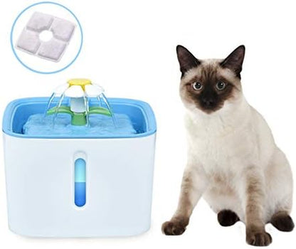 Rkicemoy 16-Pack Cat Water Fountain Filters - Activated Carbon Replacement Filters for Pet Fountains and Dog Water Dispensers