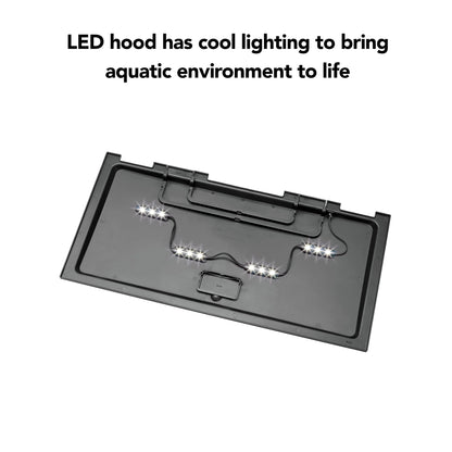 20-Gallon High Aquarium Fish Tank Starter Kit with LED Lighting - Everything You Need to Begin Your Aquatic Adventure!