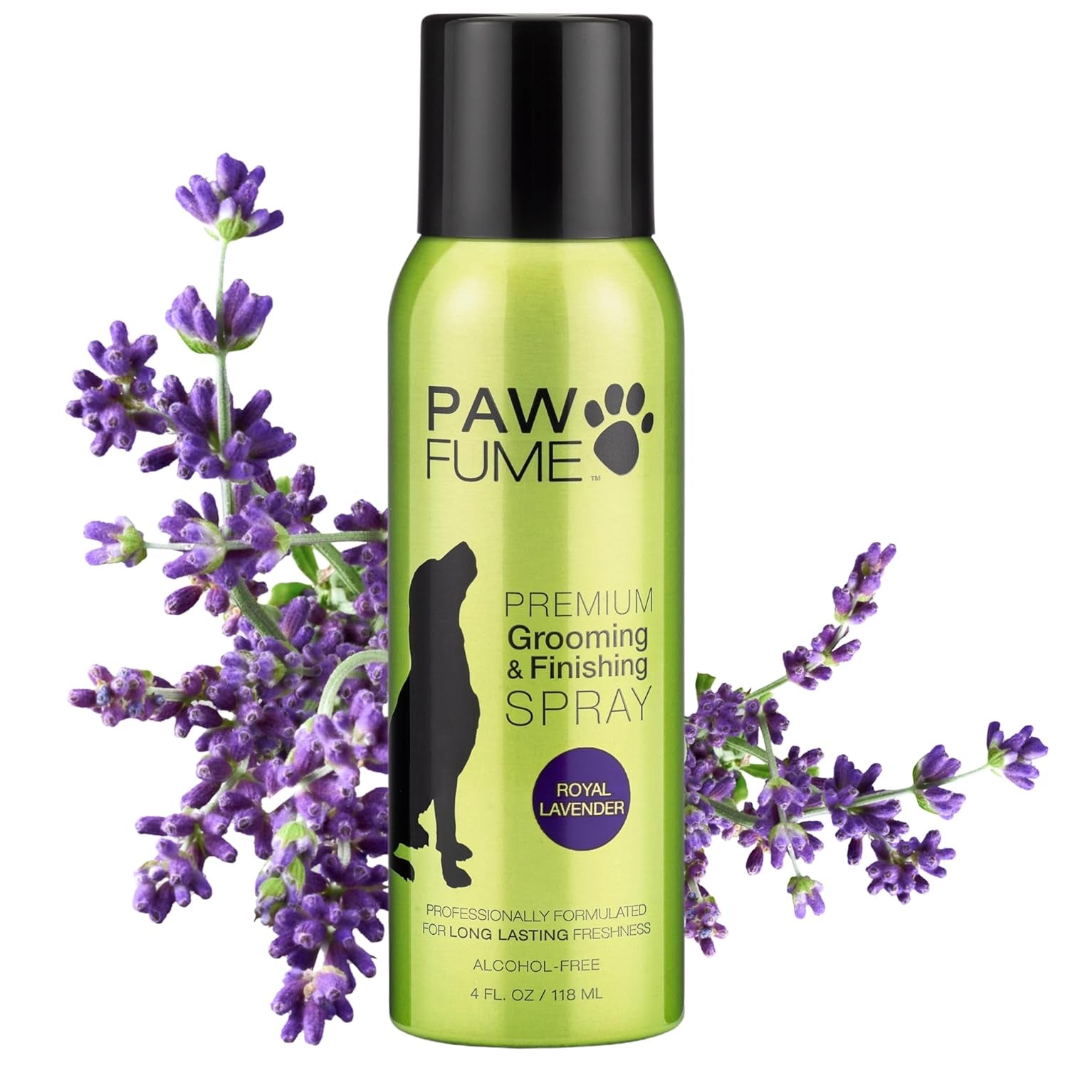 PAWFUME Royal Lavender Dog Detangler Grooming Spray – Hypoallergenic & Moisturizing for Salon-Quality Coat Care, 1-Pack